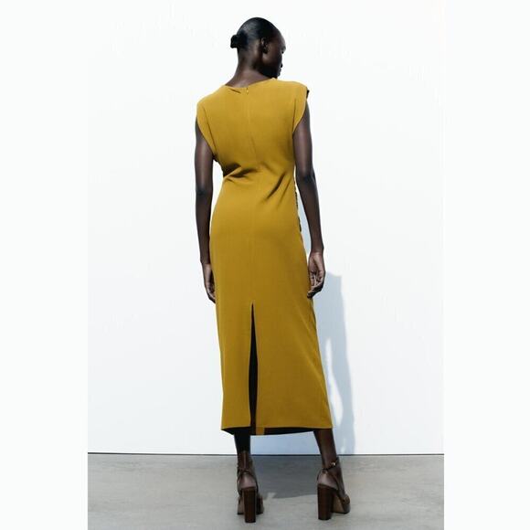 ZARA Sleeveless Midi Dress NWT - Picture 14 of 16